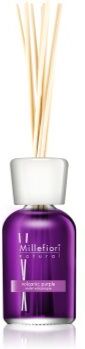 Millefiori Natural Volcanic Purple aroma difusor com recarga 250 ml. Natural Volcanic Purple