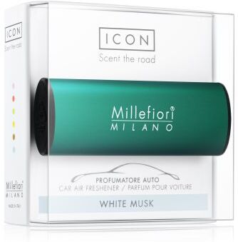 Millefiori Icon White Musk ambientador auto Classic . Icon White Musk