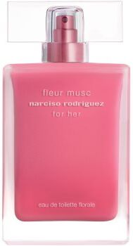 Narciso Rodriguez For Her Fleur Musc Florale Eau de Toilette para mulheres 50 ml. For Her Fleur Musc Florale