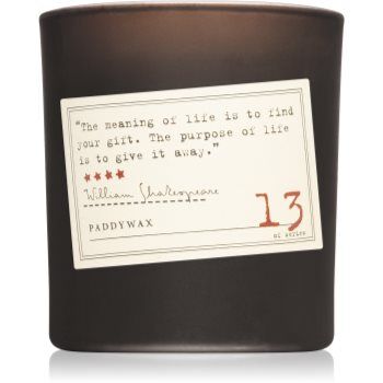 Paddywax Library William Shakespeare vela perfumada 184 g. Library William Shakespeare