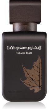 Rasasi La Yuqawam Tobacco Blaze Eau de Parfum para homens 75 ml. La Yuqawam Tobacco Blaze