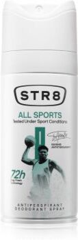 STR8 All Sports desodorizante antitranspirante em spray 72h para homens 150 ml. All Sports