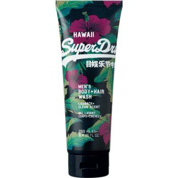 Superdry Hawaii gel de duche para homens 250 ml. Hawaii