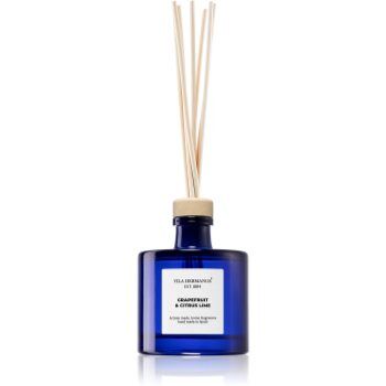 Vila Hermanos Apothecary Cobalt Blue Grapefruit & Citrus Lime aroma difusor com recarga 100 ml. Apothecary Cobalt Blue Grapefruit & Citrus Lime