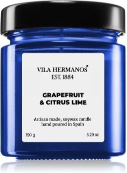 Vila Hermanos Apothecary Cobalt Blue Grapefruit & Citrus Lime vela perfumada 150 g. Apothecary Cobalt Blue Grapefruit & Citrus Lime