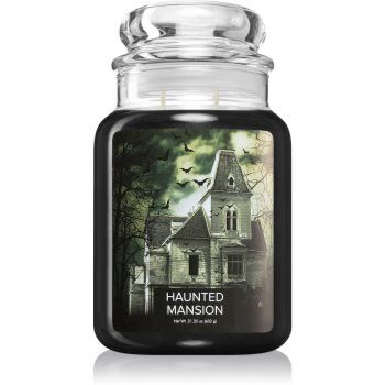 Village Candle Haunted Mansion vela perfumada (Glass Lid) 602 g. Haunted Mansion