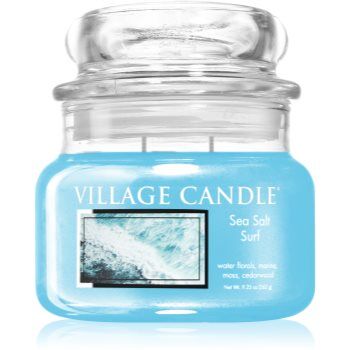 Village Candle Sea Salt Surf vela perfumada (Glass Lid) 262 g. Sea Salt Surf
