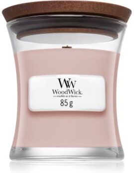 Woodwick Rosewood vela perfumada com pavio de madeira 85 g. Rosewood