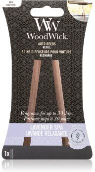 Woodwick Lavender Spa ambientador auto recarga . Lavender Spa