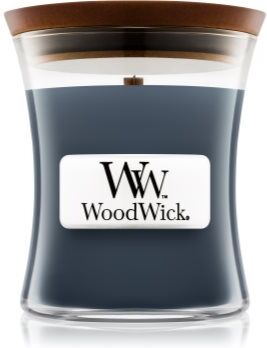 Woodwick Evening Onyx vela perfumada com pavio de madeira 85 g. Evening Onyx