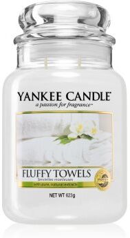 Yankee Candle Fluffy Towels vela perfumada Classic médio 623 g. Fluffy Towels