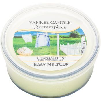 Yankee Candle Scenterpiece Clean Cotton cera para lâmpada aromática elétrica 61 g. Scenterpiece Clean Cotton