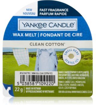 Yankee Candle Clean Cotton cera derretida aromatizante I. 22 g. Clean Cotton