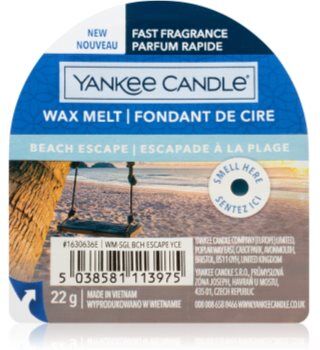 Yankee Candle Beach Escape cera derretida aromatizante 22 g. Beach Escape