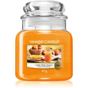 Yankee Candle Farm Fresh Peach vela perfumada 411 g. Farm Fresh Peach