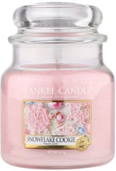 Yankee Candle Snowflake Cookie vela perfumada Classic grande 411 g. Snowflake Cookie