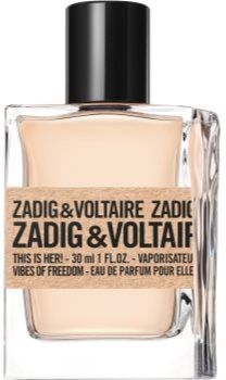 Zadig & Voltaire This is Her! Vibes of Freedom Eau de Parfum para mulheres 30 ml. This is Her! Vibes of Freedom