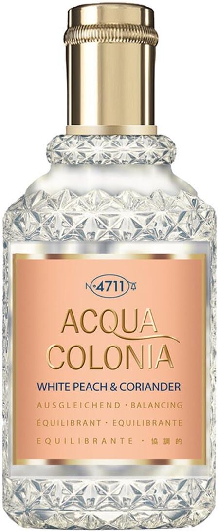 4711 Perfume Unissexo 4711 Acqua Colonia White Peach & Coriander Natural Spray 50ml