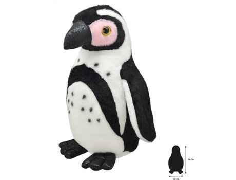 All About Nature Peluche WILD PLANET Pinguin do Cabo (14 x 12 x 24 cm - Poliéster)