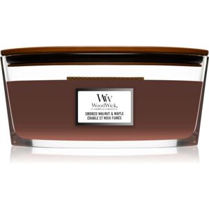 Woodwick Smoked Walnut & Maple scented candle with wooden wick (hearthwick) 453,6 g