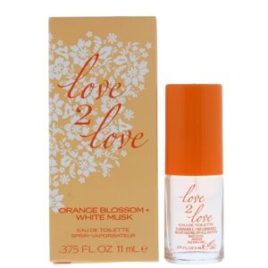 Love 2 Love Love2Love Orange Blossom + White Musk EDT 11ml Spray