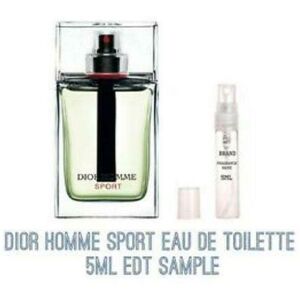 Christian Dior Homme Sport Eau de toilette 5ml spray sample