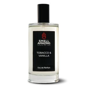 Tobacco Vanille Inspired Fragrance For Him - Tobacco & Vanilla Eau de Parfum For Men by Smell Amazing 100ml - Long Lasting, Vegan, Cruelty Free, UK Made - A Luxurious, Designer Alternative Fragrance