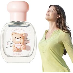 Fruity Floral Perfume, 25ml Bear Shape Clear Floral Perfume with Fruity Floral Scent, Long Lasting Perfume Oil Fragrance, Ideal for Day Wear Virtcooy