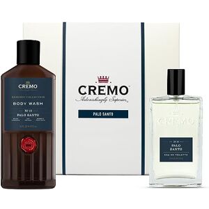 CREMO - Palo Santo Gift Set for Men - Eau de toilette 100ml and Body Wash 473ml - Woody fragrance