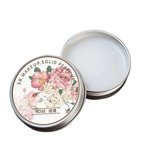 AMZLORD Portable Case Rose Women Retro Scent Solid Perfume Body Aroma Gift