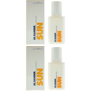 Jil Sander Womens Sun Eau De Toilette 30ml X 2 - One Size