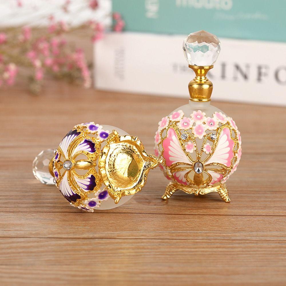 huilibanye Portable Fragrance Bottle Round Ball Perfume Bottle Mini Sub Bottle  Women