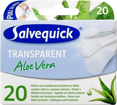 Aloe Vera Transparent 20 stk Plaster