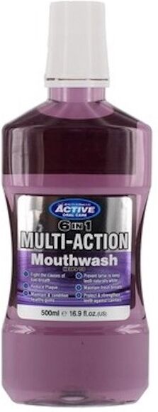 Active Oral Care 6in1 Multi-Action suuvesi 500 ml Suuvesi