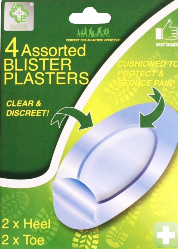 A&amp;E Assorted Blister laastari 4 kpl Laastarit