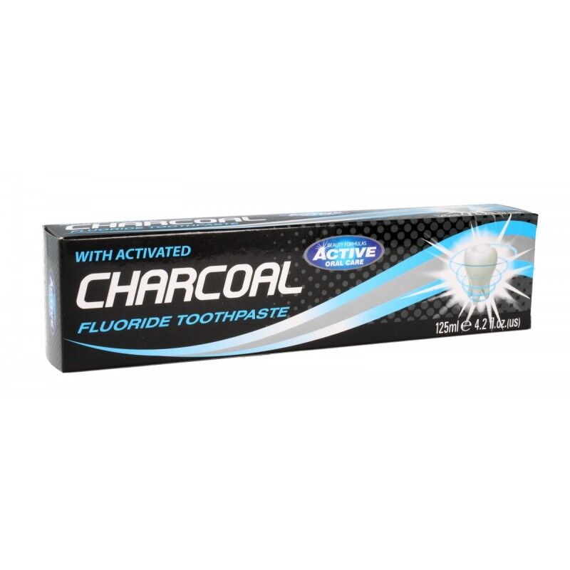 Beauty Formulas Active Charcoal Fluoride hammastahna 125 ml Hammastahna