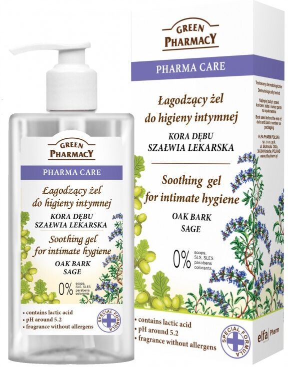 Green Pharmacy Oak Bark &amp; Sage Intimate Gel 300 ml Intiimihoito