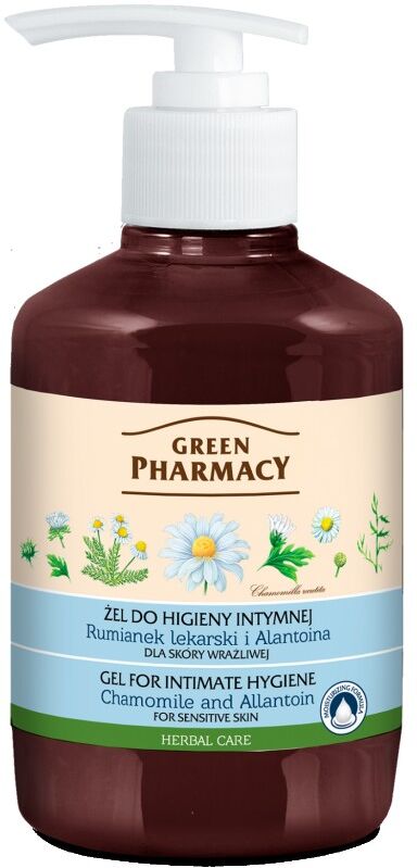 Green Pharmacy Chamomile &amp; Allantoin Sensitive Intimate Gel 370 ml Intiimihoito