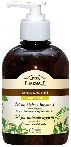 Green Pharmacy Tea Tree &amp; Calendula Normalizing Intimate Gel 370 ml Intiimihoito