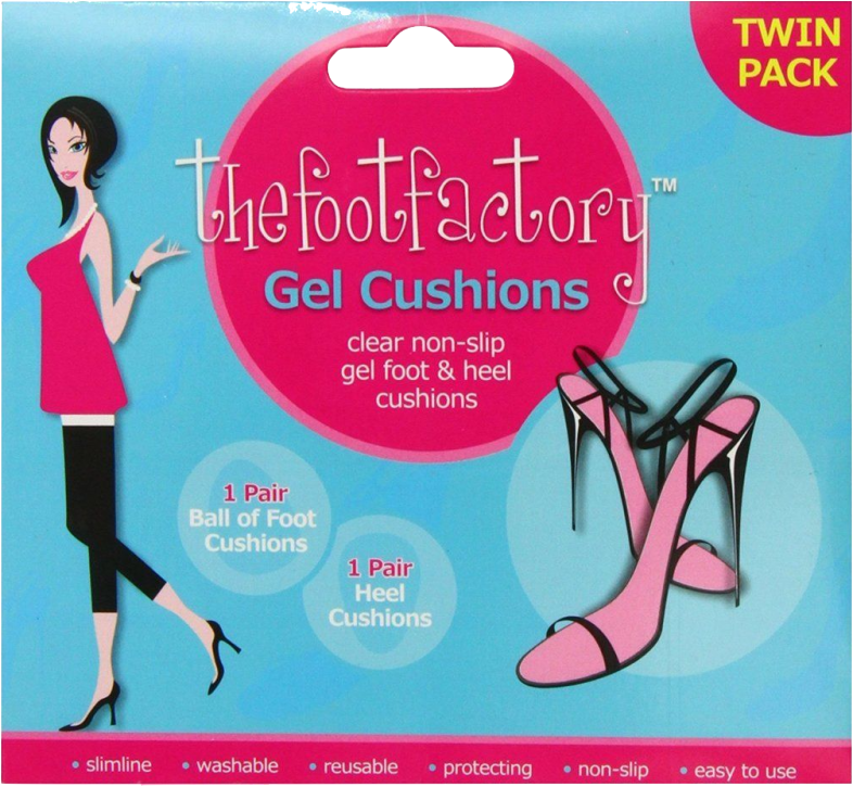 The Foot Factory Gel Cushions 2 paria Jalkojen hoito