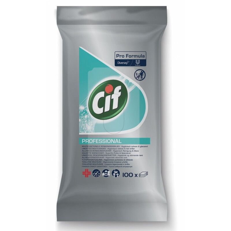 Cif Pro Formula Multi Purpose Wipes 100 kpl Puhdistusliinat