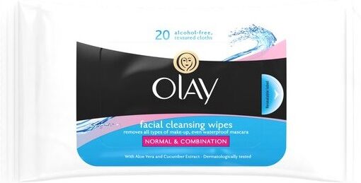 Olay Cleansing Face Wipes Normal &amp; Combination Skin 20 kpl Puhdistusliinat