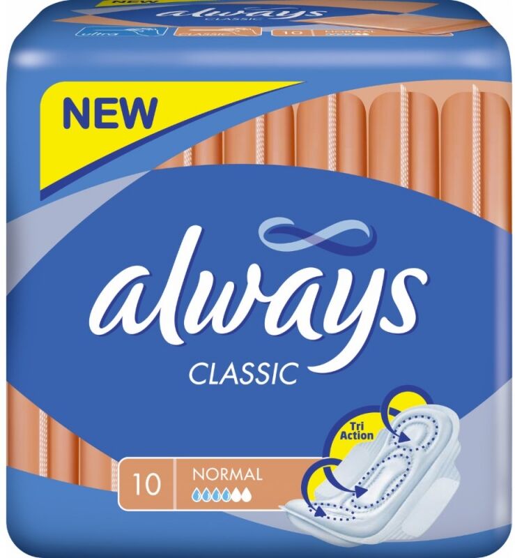 Always Classic Normal With Wings 10 kpl Terveyssiteet