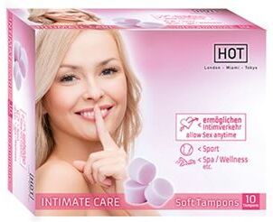 Hot Intimate care zachte tampons (10 stuks)