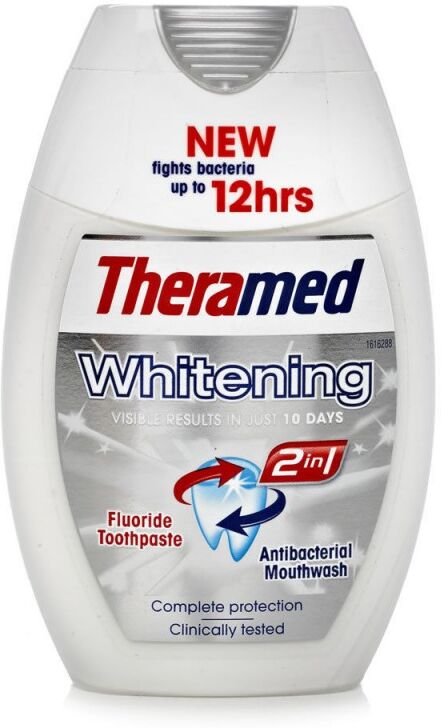 Theramed 2in1 Whitening Toothpaste & Mouthwash 75 ml Tandpasta