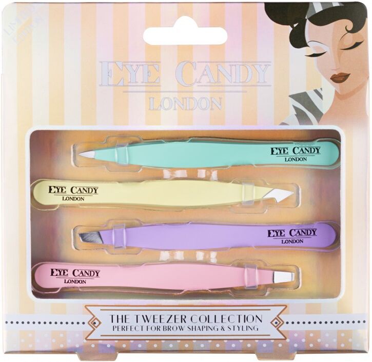 Eye Candy Tweezer Pastel Collection 4 st Pincet