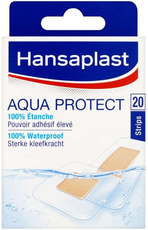 Hansaplast Aqua Protect 100% Waterproof Pleisters 20 st Pleisters