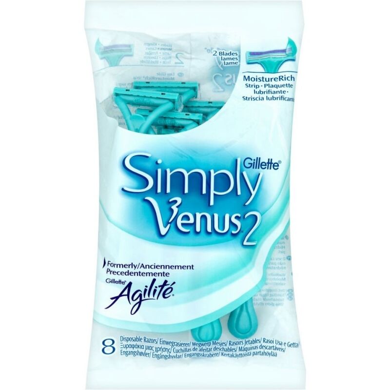 Gillette Simply Venus 2 8 st Wegwerpscheermesjes