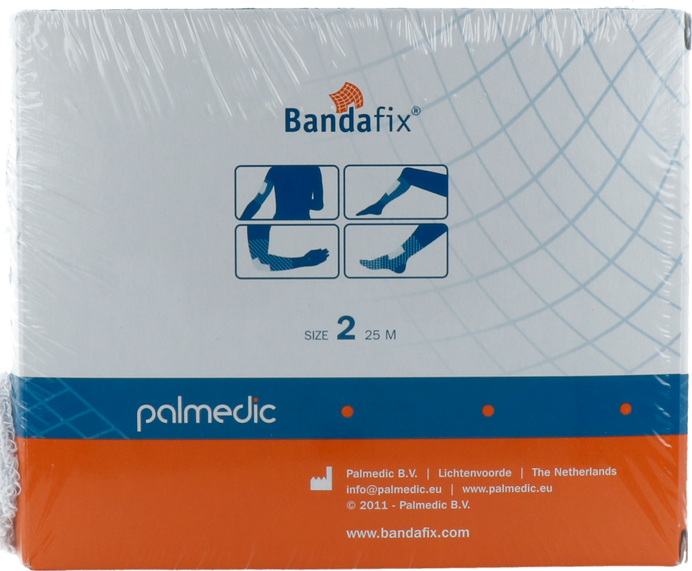 Bandafix Elastisch Netverband Katoen Bovenarm/Elleboog/Onderbeen/Voet (25m)