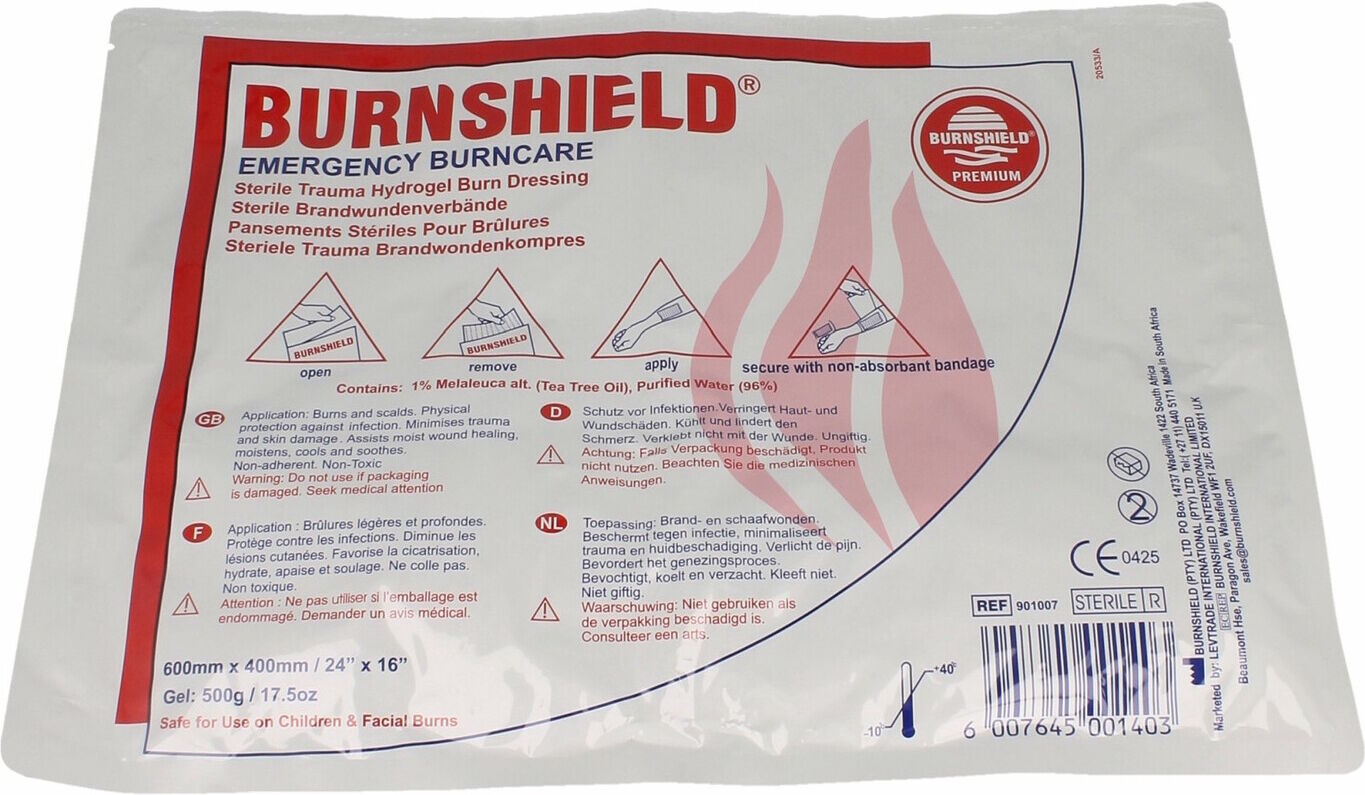 Burnshield Steriele Trauma Brandwondenkompres 60x40